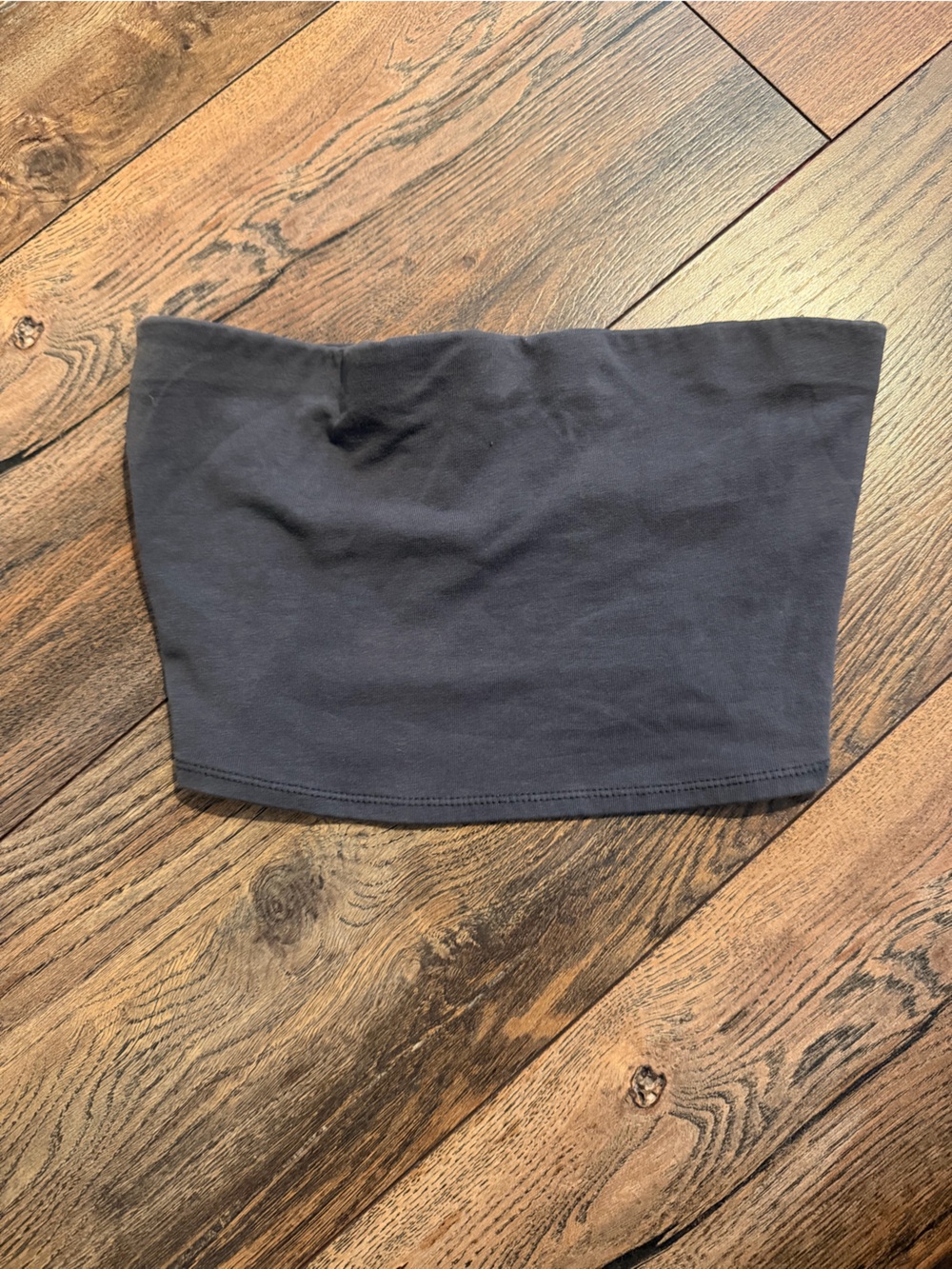 Divided Black Mini Tube Skirt